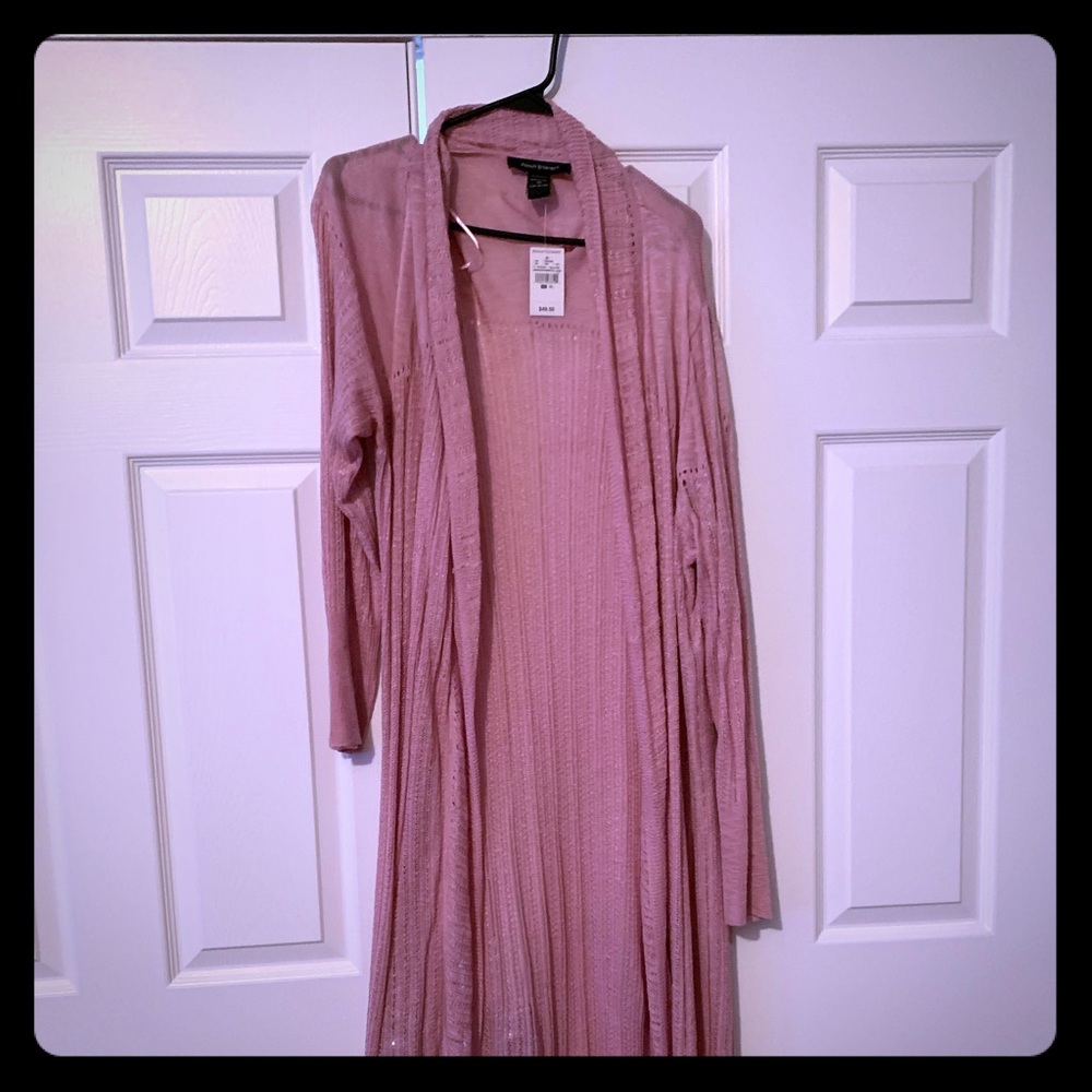 Ashley Stewart Mauve Cardigan